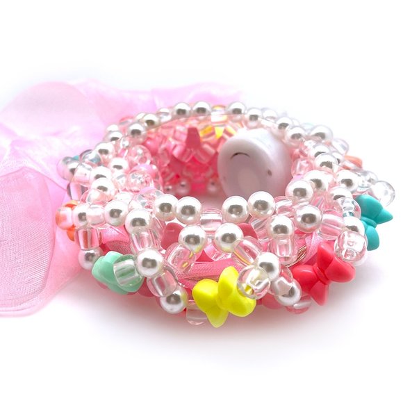 LASR Kawaii Bubble Light Up Ribbon Rave Kandi Bracelet - Picture 7 of 7